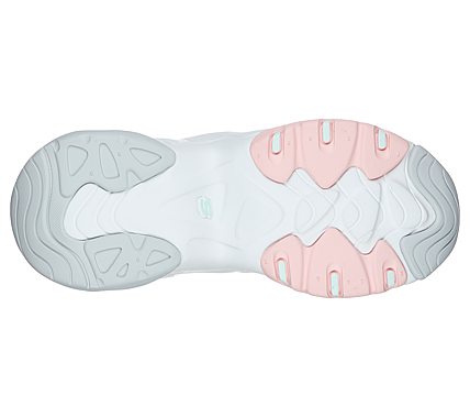D'LITES 3.0 - MOON VISIONS, WHITE/MINT Footwear Bottom View
