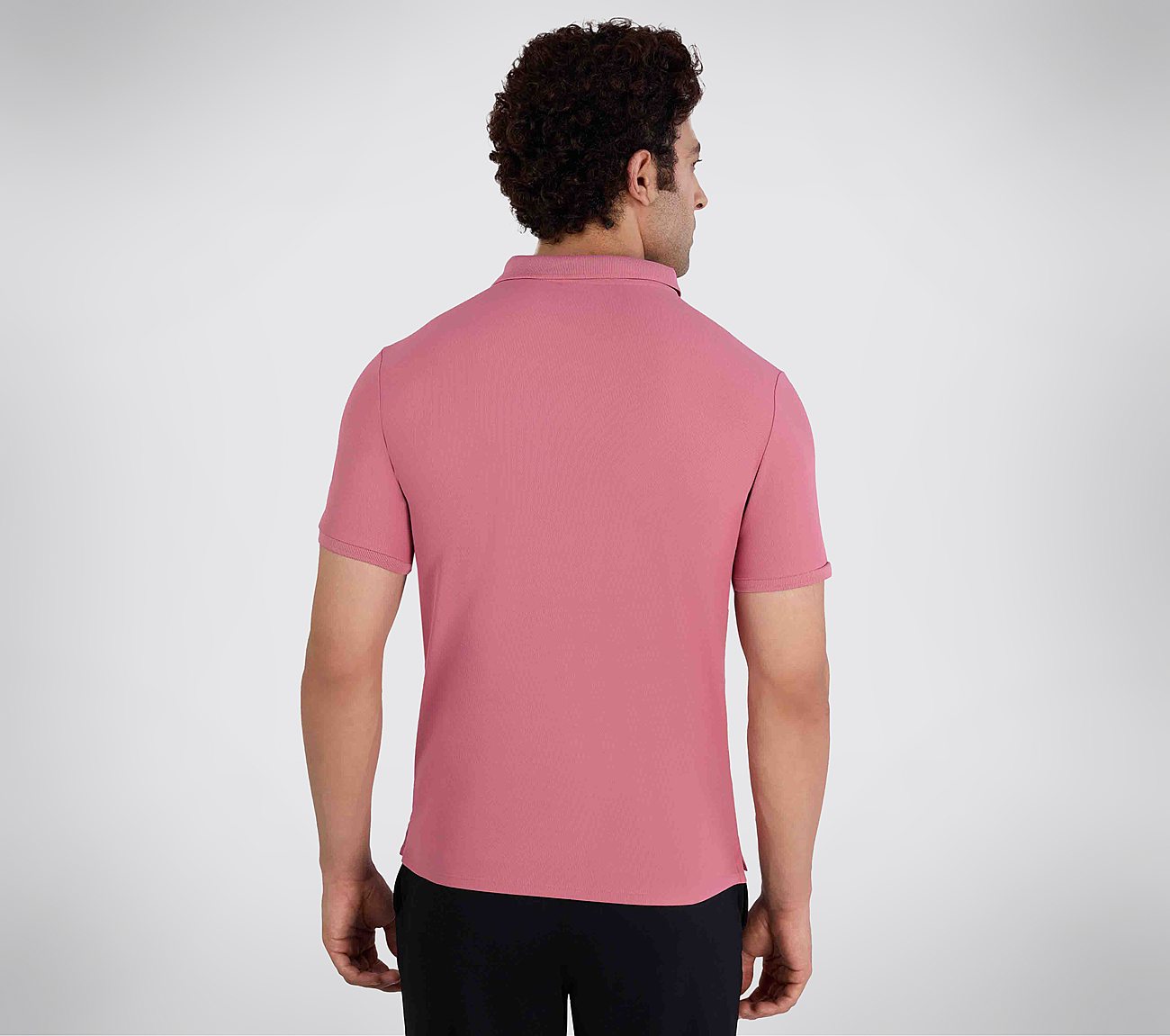 SS PERFORMANCE POLO, CHARCOAL/CORAL