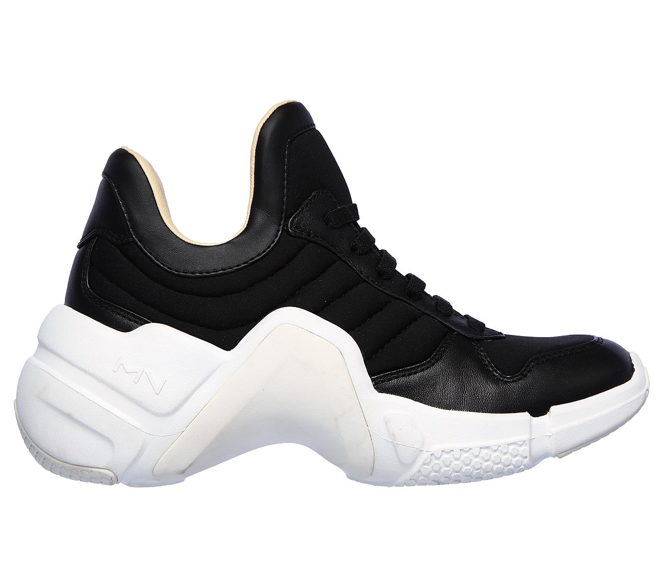 NEO BLOCK - AMPED, BLACK/WHITE Footwear Right View