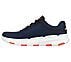 GO RUN 7, NAVY/BLACK Footwear Left View