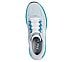 VAPOR FOAM, WHITE/TURQUOISE Footwear Top View