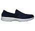 GO WALK 4, NAVY/GREY Footwear Bottom View