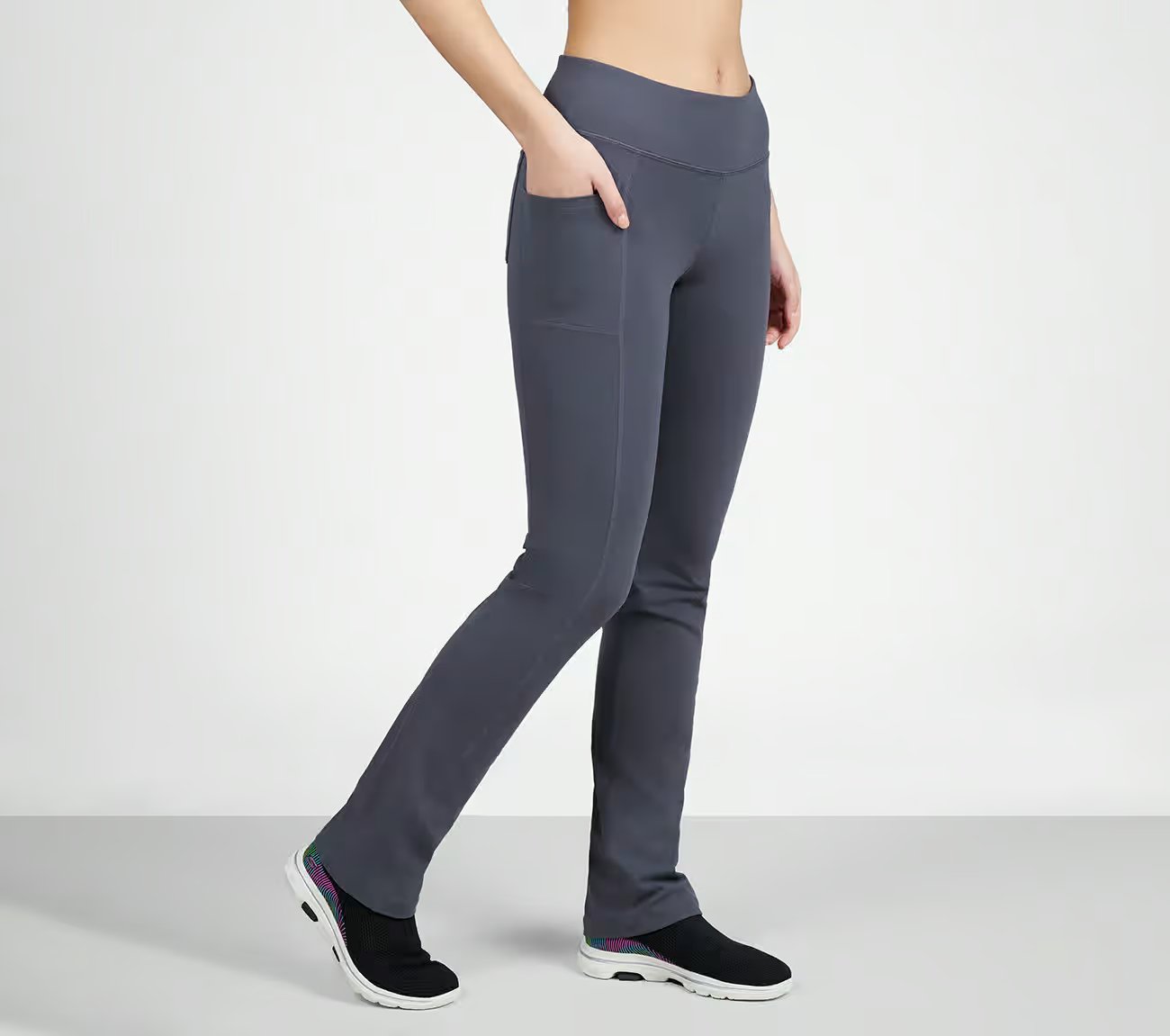 Skechers GO WALK OG Pant, PURPLE/CHARCOAL Apparel Bottom View