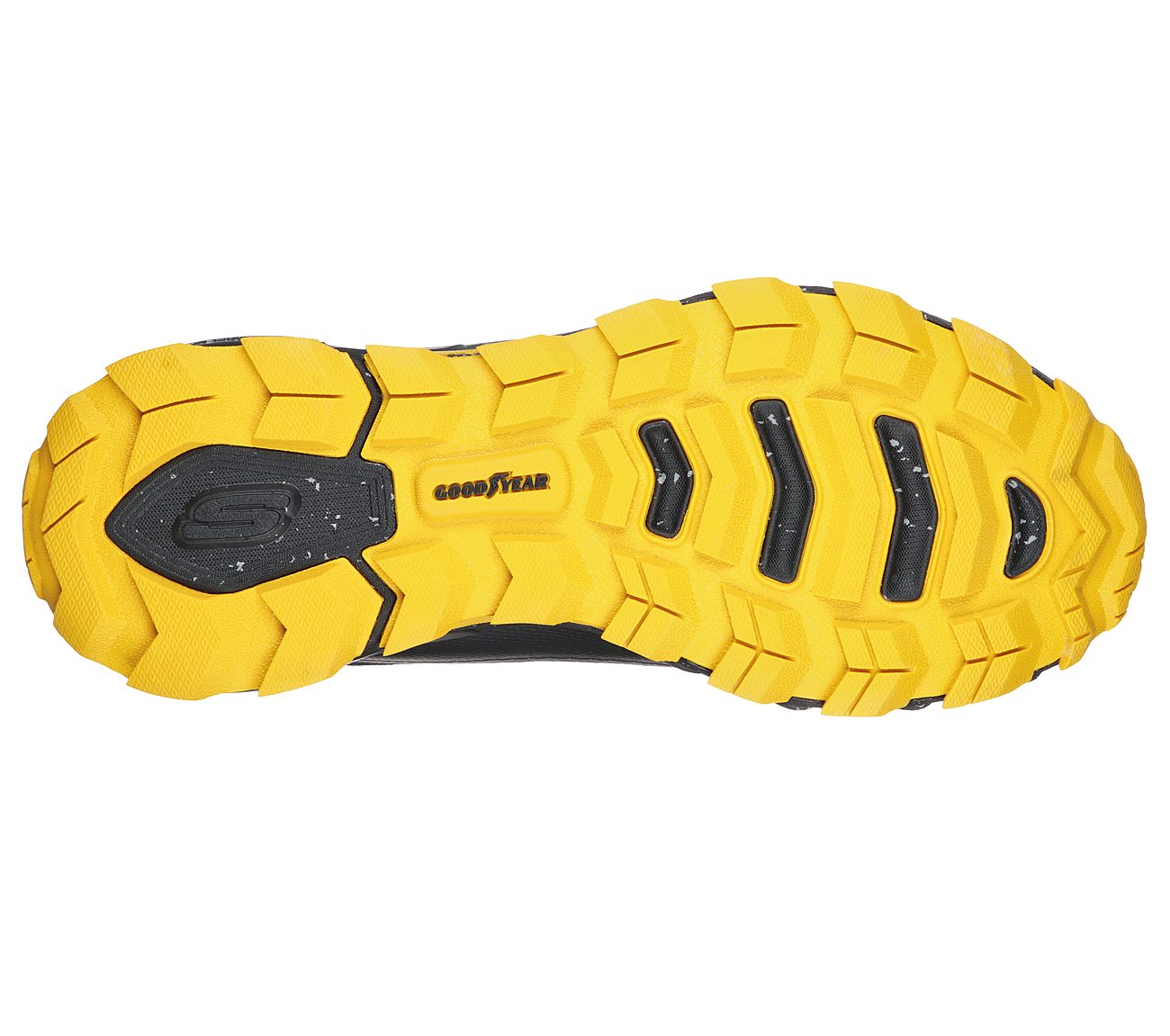 MAX PROTECT, BLACK/YELLOW Footwear Bottom View