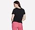 SKECHERS SHINE T-SHIRT, BBBBLACK Apparel Top View