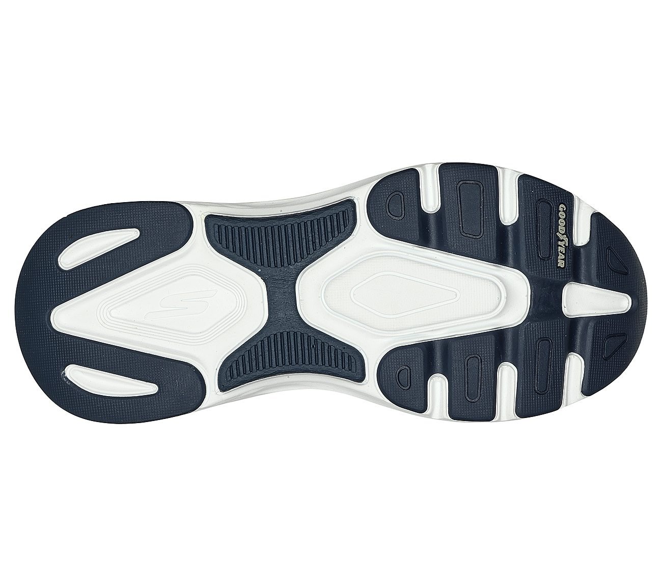 MAX CUSHIONING ARCH FIT - MYR, NAVY/LAVENDER Footwear Bottom View