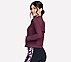 GOFLEX RIB JACKET, BURGUNDY/PINK