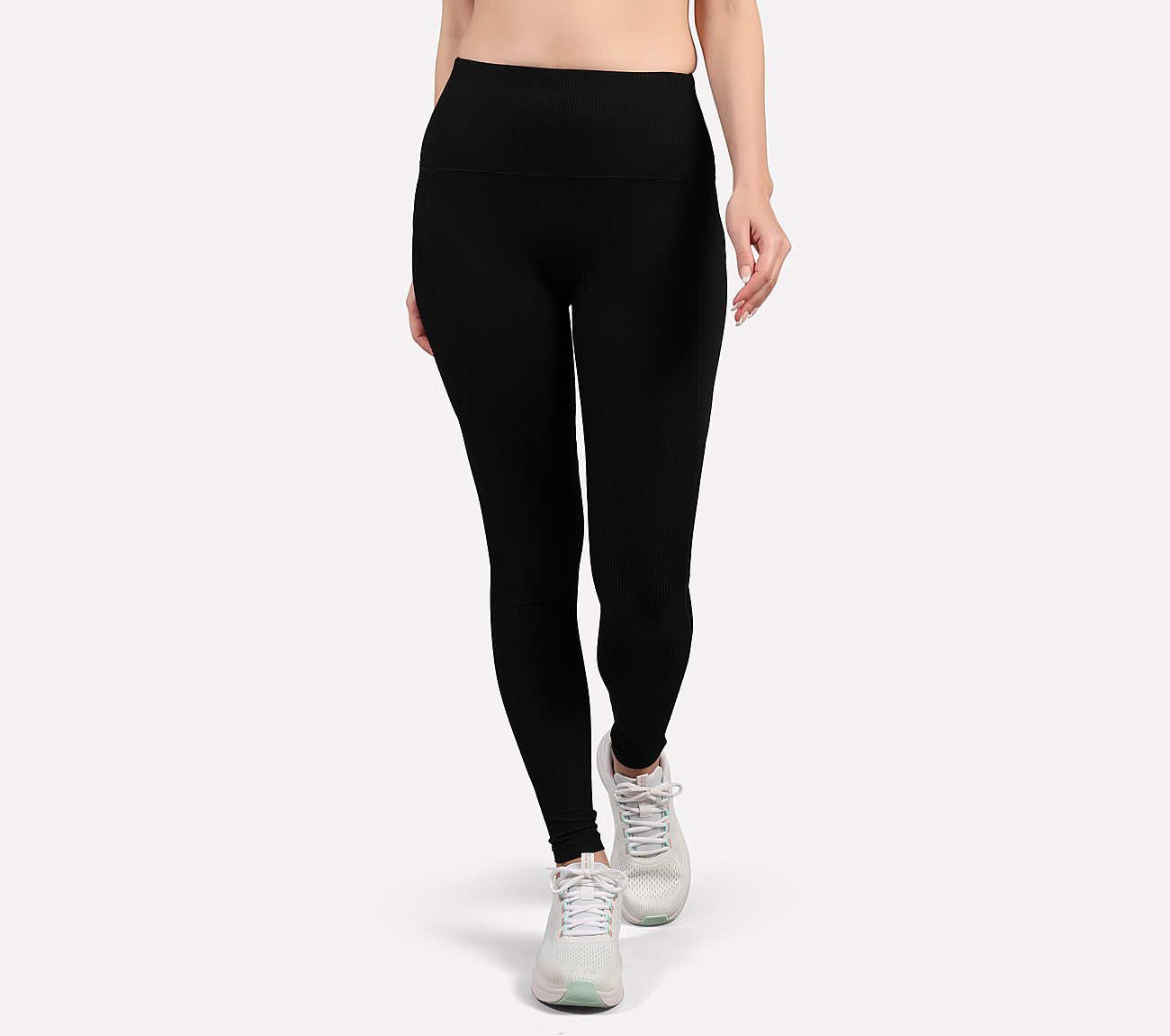 VERTICAL PATTERN PANT, BLACK Apparels Lateral View