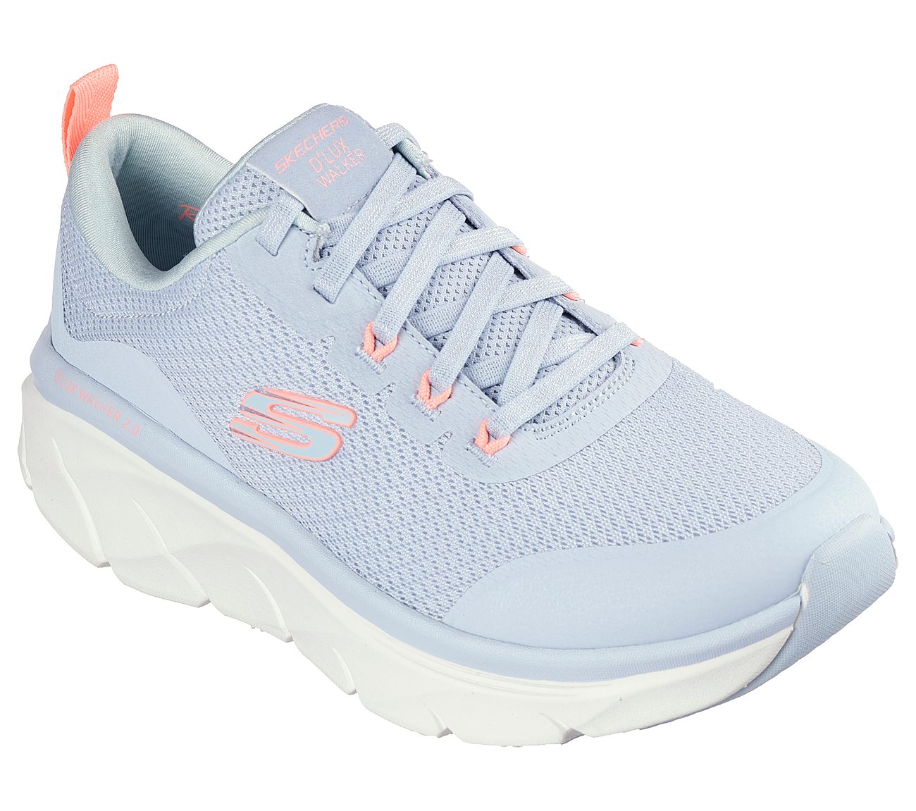 D'LUX WALKER 2.0-RADIANT ROSE, BLUE NEON CORAL Footwear Right View