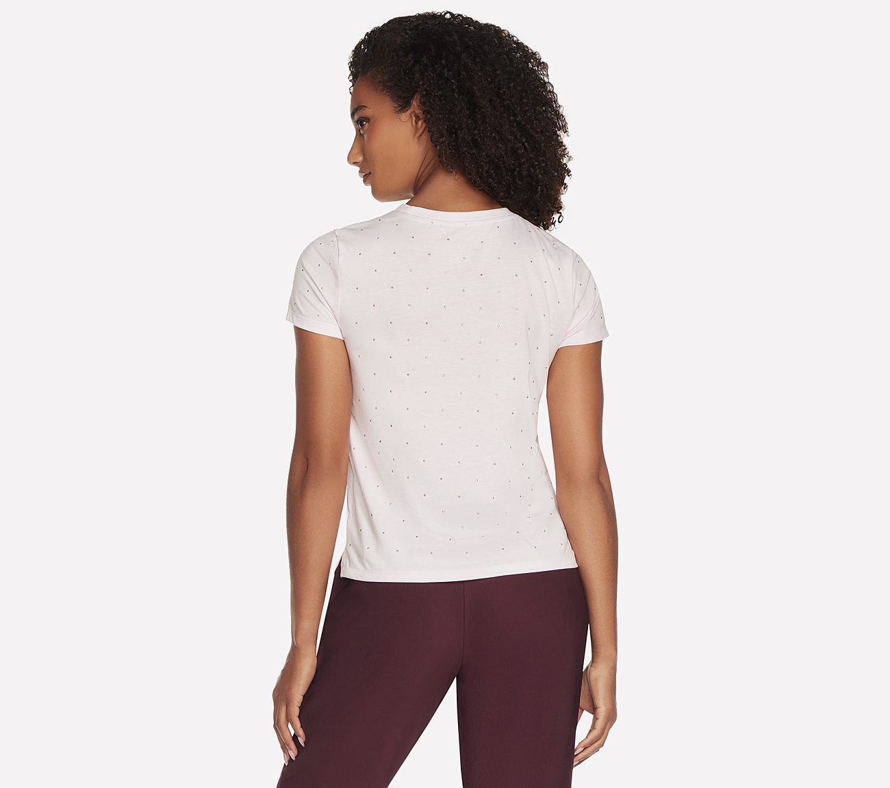 RHINESTONE TEE, LAVNDR/PNK Apparels Top View