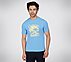 SS CALIFORNIA GRAPHIC T-SHIRT, BLUE Apparel Lateral View