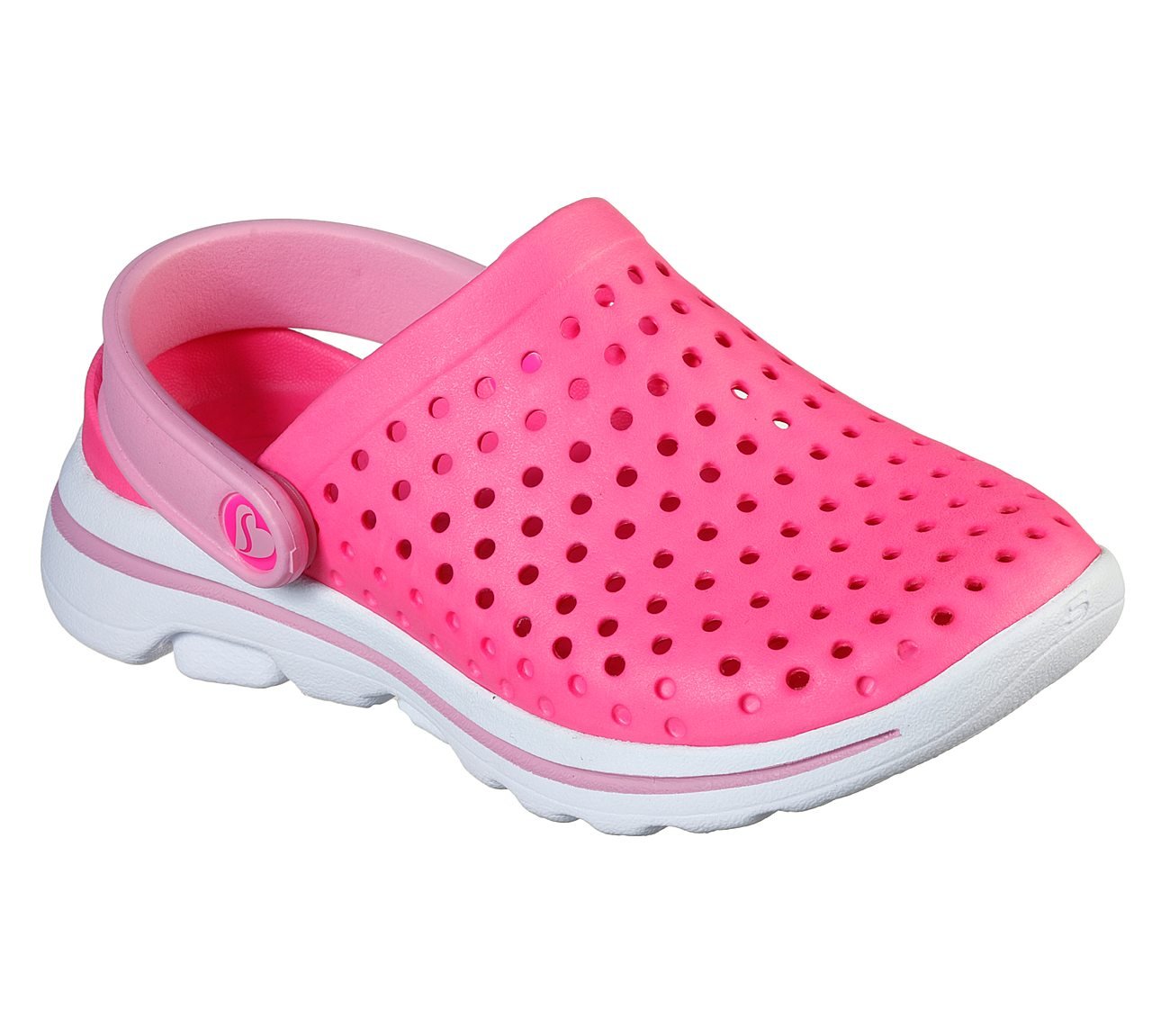 GO WALK 5 - WINNING STREAK, HOT PINK/PINK Footwear Right View