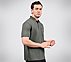 EARTH TERRY POLO, PURPLE/GREY Apparels Left View