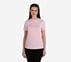 SKECHERS METALLIC LOGO T-SHIRT, WWWHITE Apparel Lateral View