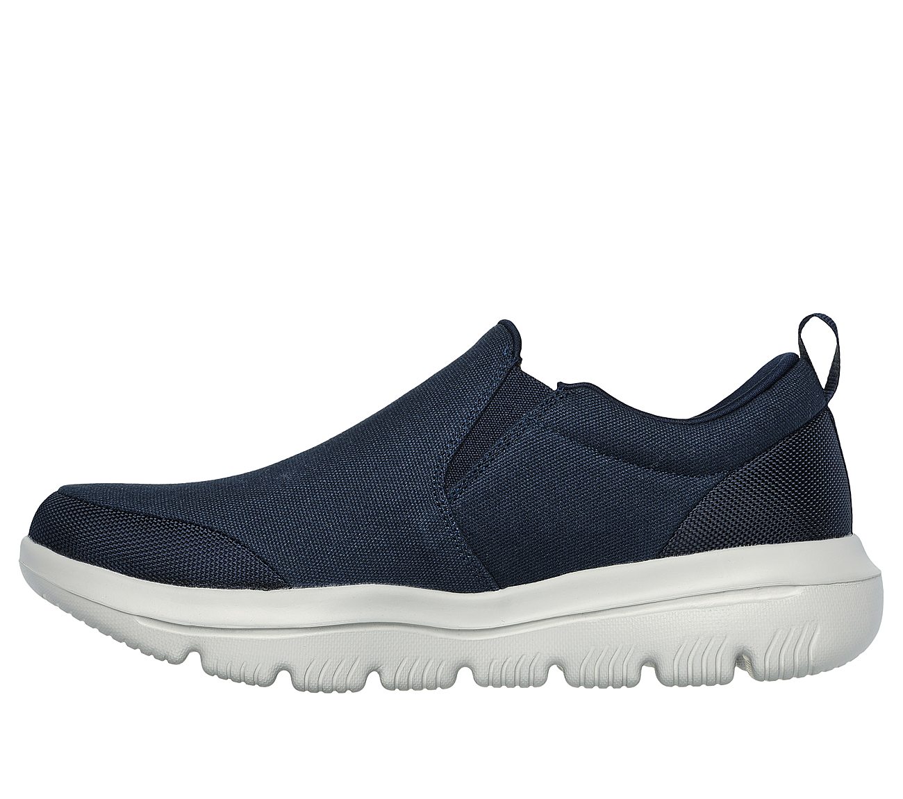 GO WALK EVOLUTION ULTRA-RAMBL, NAVY/GREY Footwear Left View