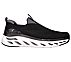 ARCH FIT GLIDE-STEP - NODE, BLACK/WHITE Footwear Lateral View