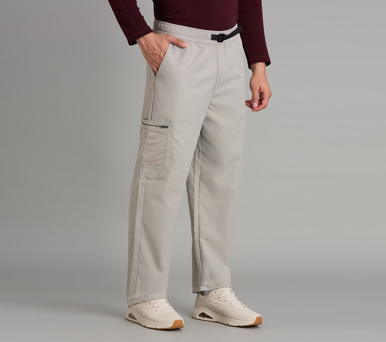 MESH POCKET RANGER PANTS, CHARCOAL/LT. GRAY