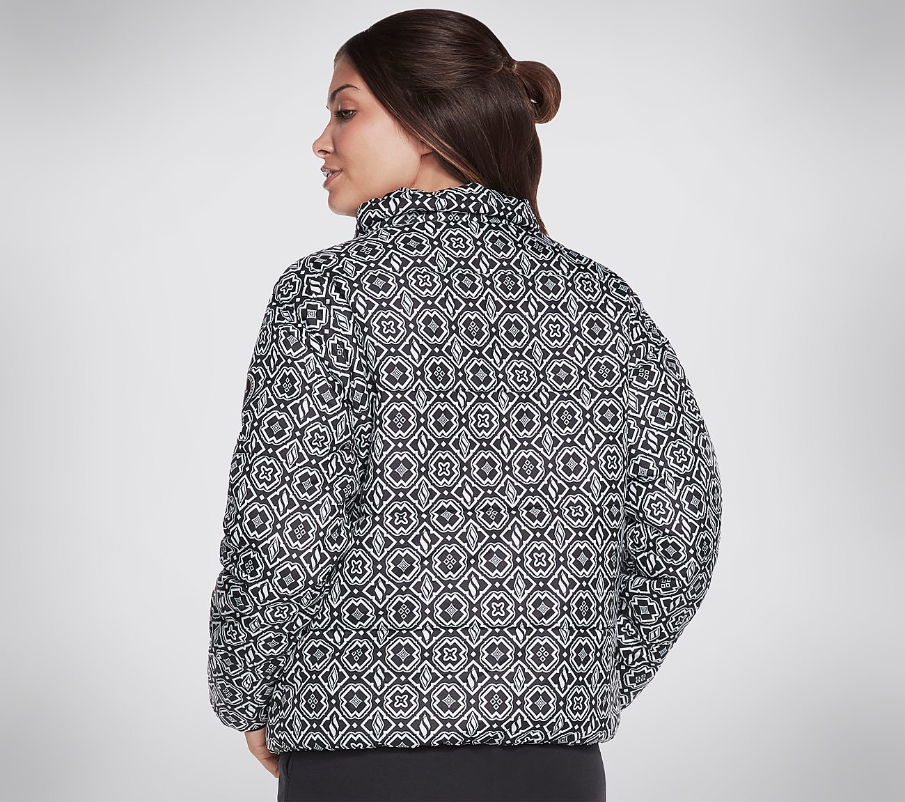 GOWALK DIAMOND LEGACY SLOPE J, BLACK/WHITE Apparel Top View
