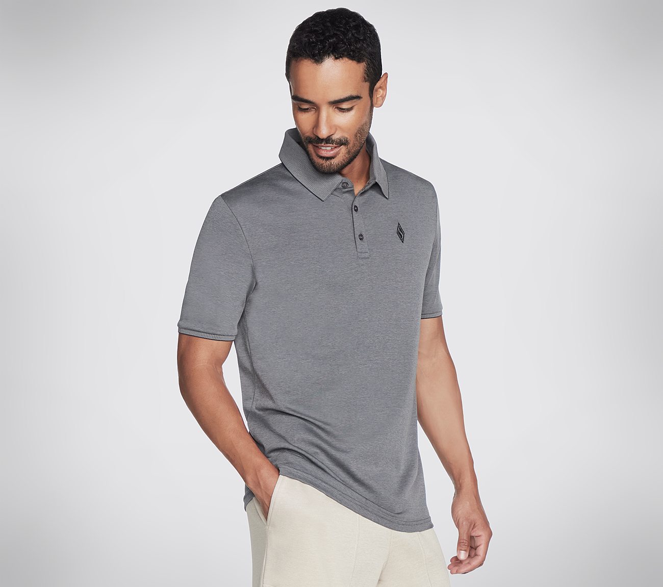 OFF DUTY POLO, CCHARCOAL Apparels Bottom View