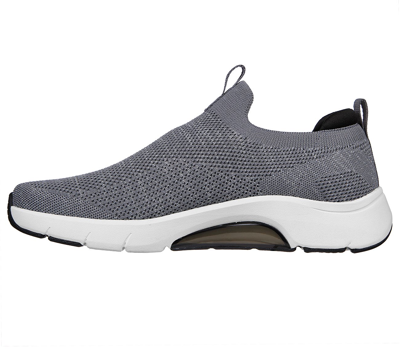 SKECH-AIR ARCH FIT, CCHARCOAL Footwear Left View