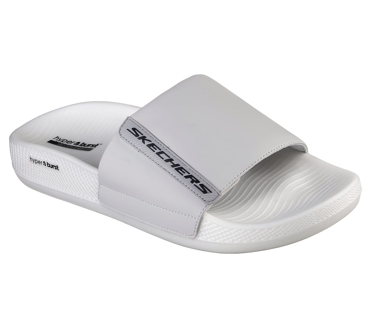 HYPER SLIDE - RELIANCE, GGREY/BLACK Footwear Lateral View