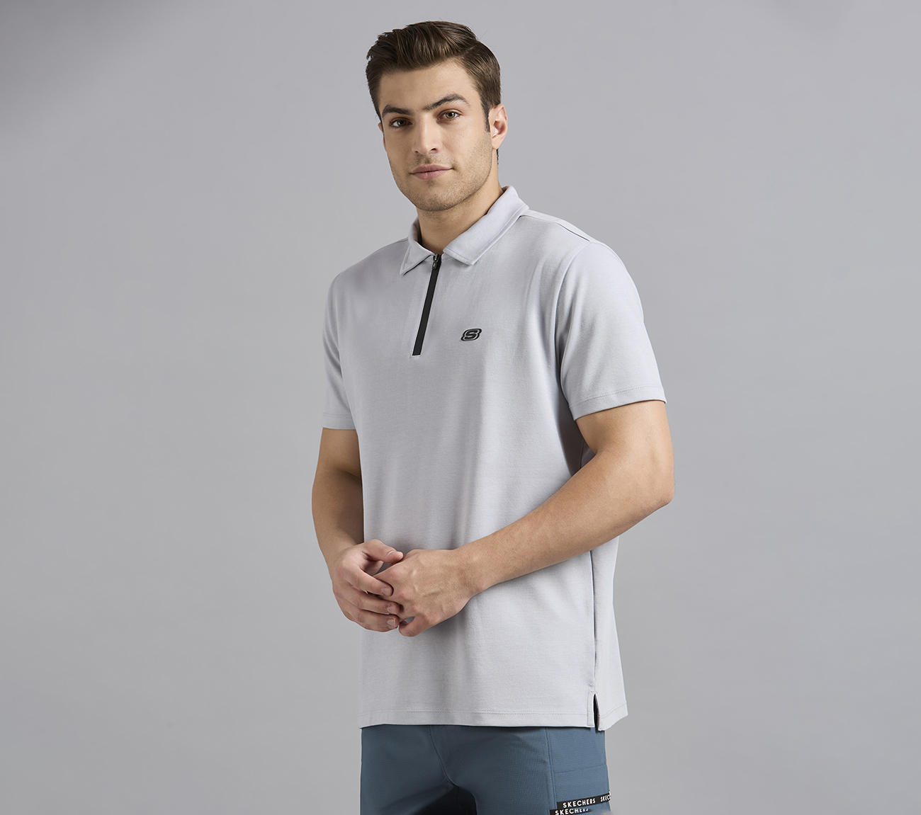 OVERSIZED FLOCK BRANDING POLO,  Apparel Top View