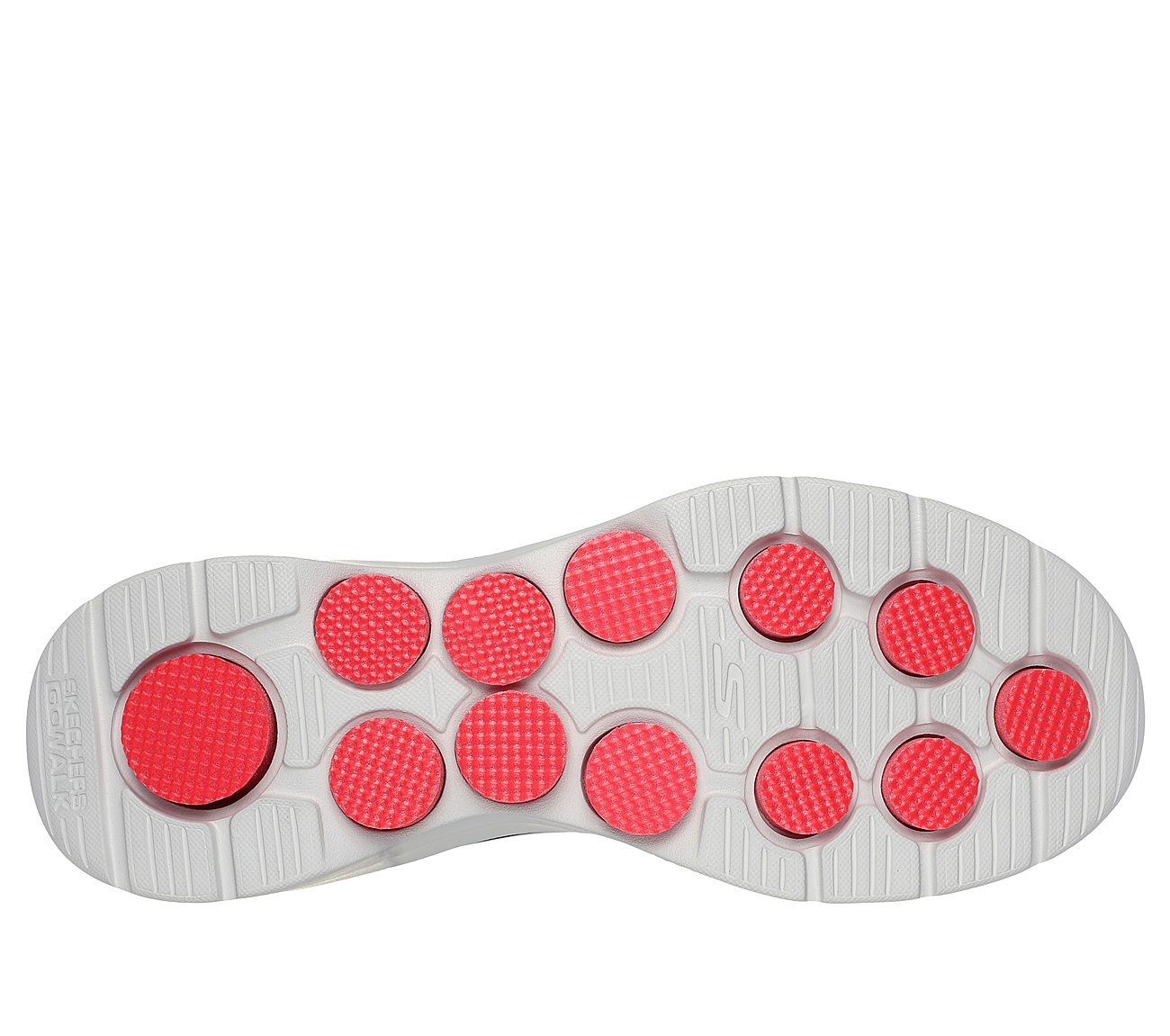 GO WALK 7 - FREE HAND 2, NAVY/RED Footwear Bottom View