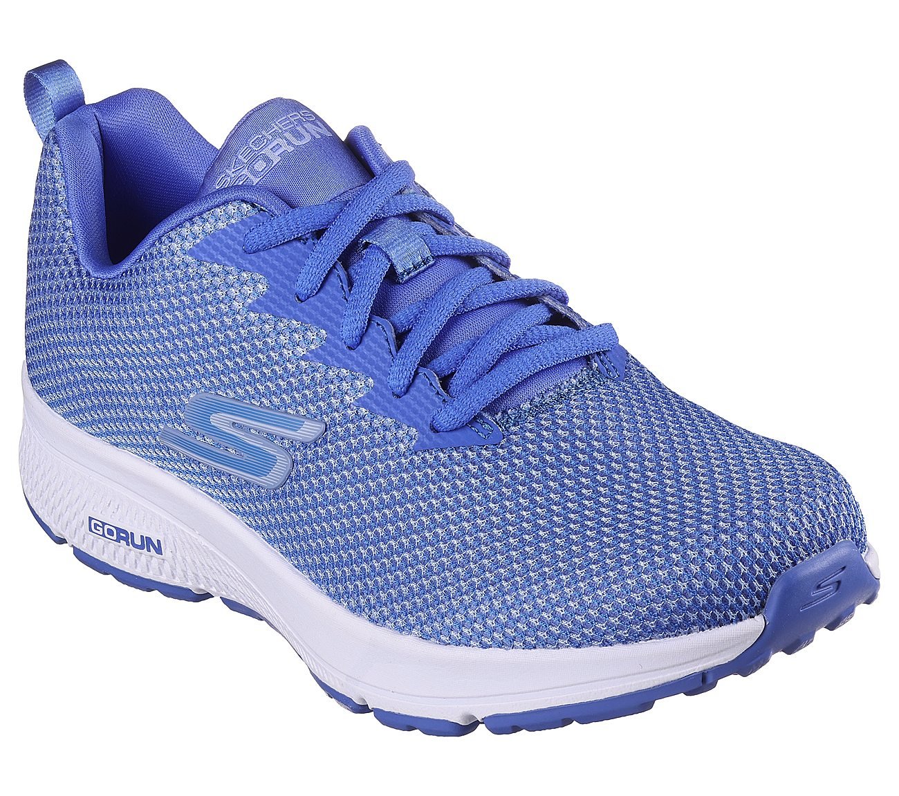 GO RUN CONSISTENT, BLUE Footwear Right View