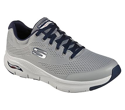 ARCH FIT -, GREY/NAVY Footwear Lateral View