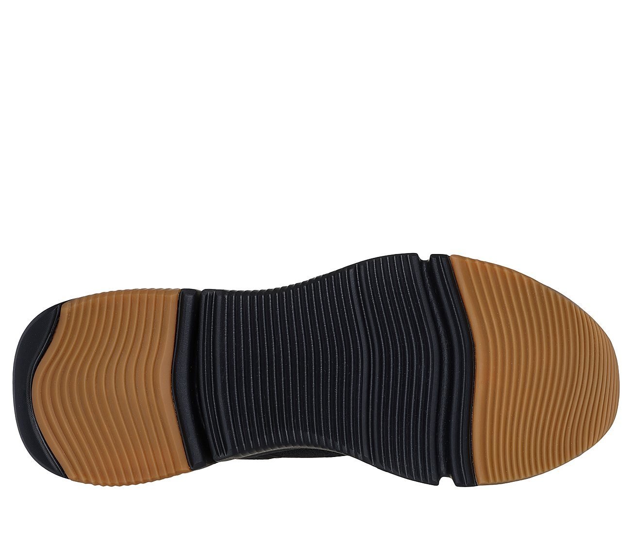 BOBS SPARROW FLEX-STEADY EDGE, BBLACK Footwear Bottom View
