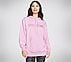 SKECH-SWEATS SHINE HOODIE, LIGHT MAUVE