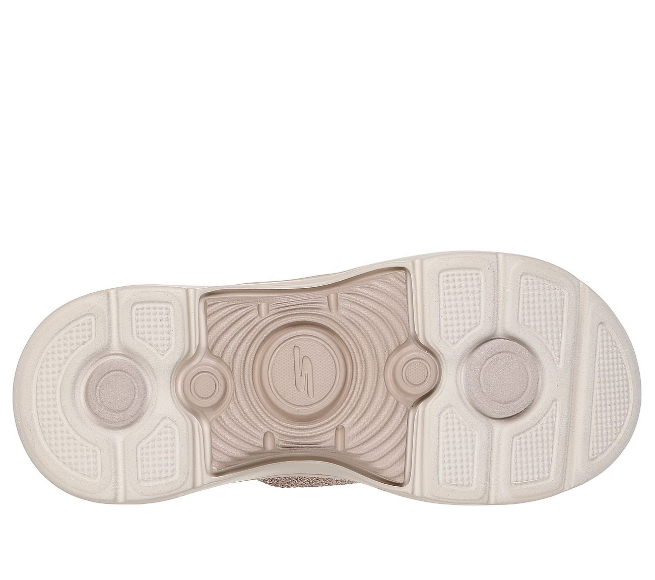 GO WALK ARCH FIT 2, TAUPE Footwear Bottom View