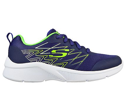 MICROSPEC - QUICK SPRINT, NAVY/LIME Footwear Right View