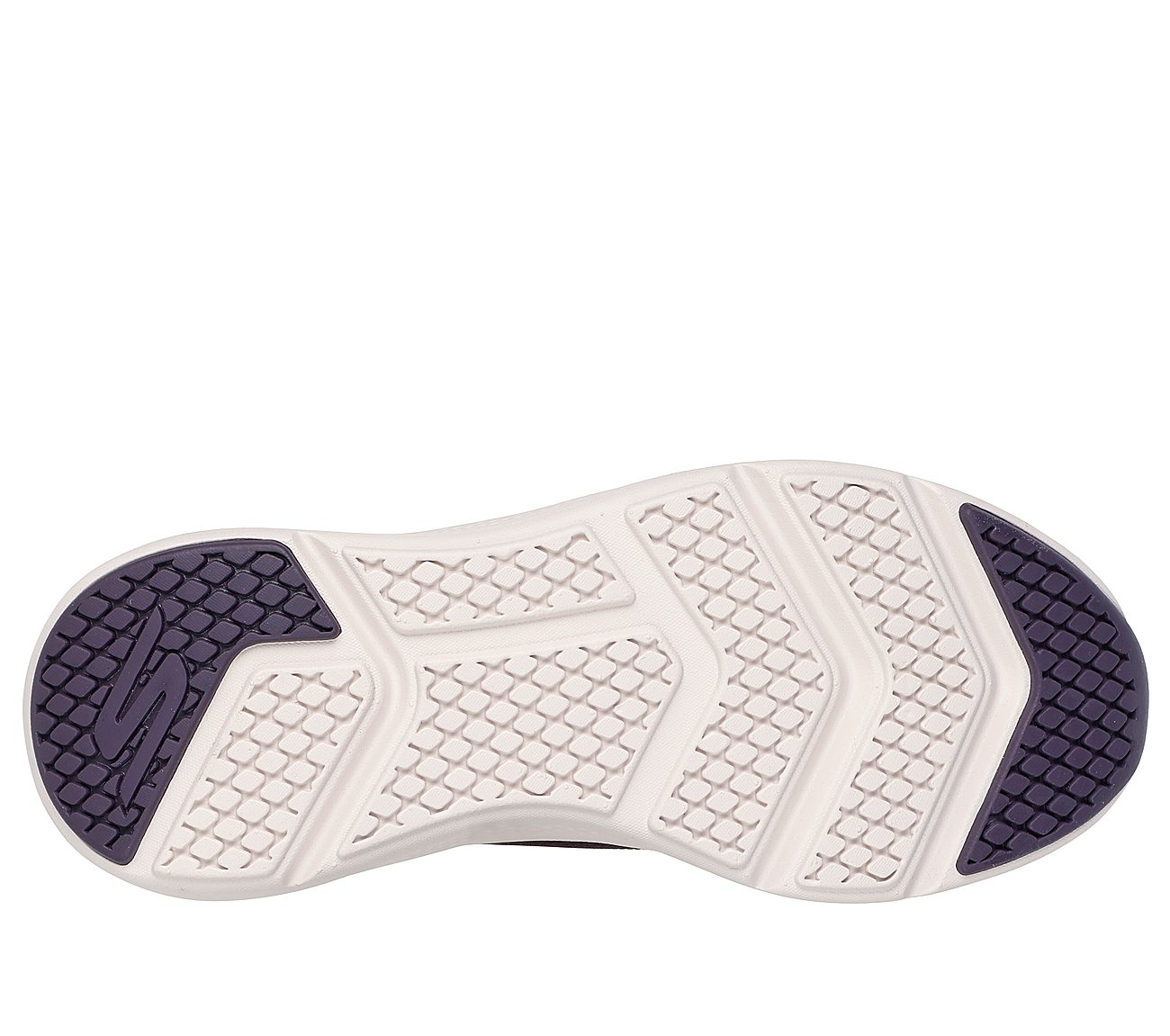 GO RUN ELEVATE - HOT STREAK, PLUM Footwear Bottom View