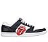Rolling Stones: Classic Cup - Euro Lick, BLACK/WHITE Footwear Lateral View