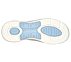 GO WALK ARCH FIT - GRATEFUL, GREY/BLUE Footwear Bottom View