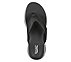 GO WALK ARCH FIT SANDAL, BLACK/GREY Footwear Top View