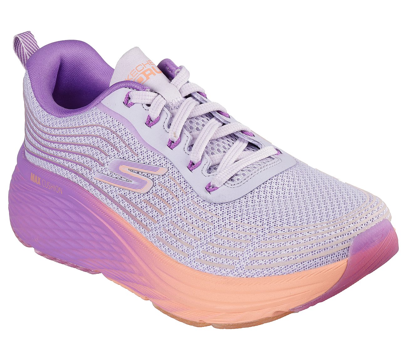 MAX CUSHIONING ELITE 2.0 - SP, PURPLE/ORANGE Footwear Right View