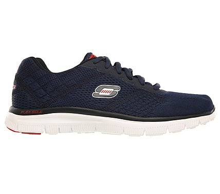 FLEX ADVANTAGE- COVERT ACTION, NAVY/RED Footwear Right View