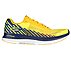 GO RUN RAZOR EXCESS, YELLOW/NAVY Footwear Lateral View
