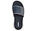 GO WALK FLEX SANDAL, CCHARCOAL Footwear Top View