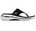 GO WALK ARCH FIT SANDAL - WEE, BLACK/WHITE Footwear Right View