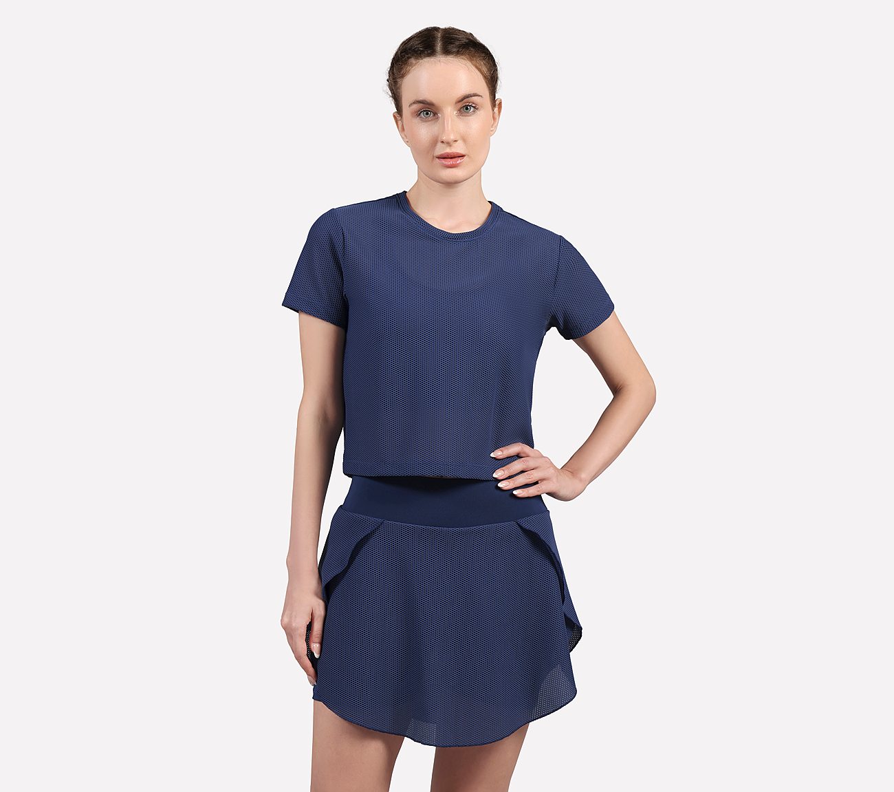 POPCORN FABRIC T-SHIRT,  Apparel Lateral View