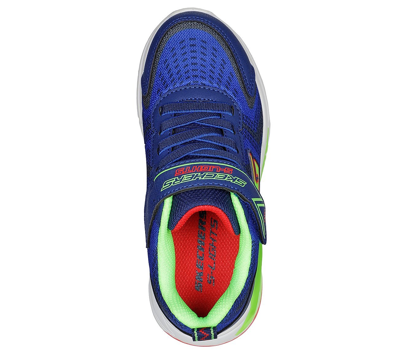 TRI-NAMICS, NAVY/LIME Footwear Top View