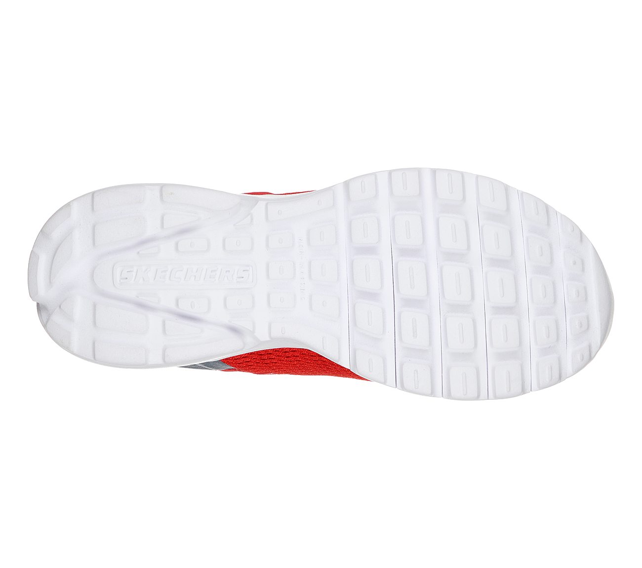 RAZOR FLEX - MEZDER, RED/CHARCOAL Footwear Bottom View