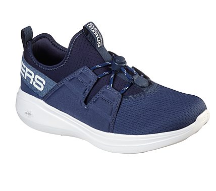 GO RUN FAST  - TIMING, NAVY/GREY Footwear Lateral View