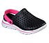 GO WALK 5 - WINNING STREAK, BLACK/HOT PINK Footwear Right View