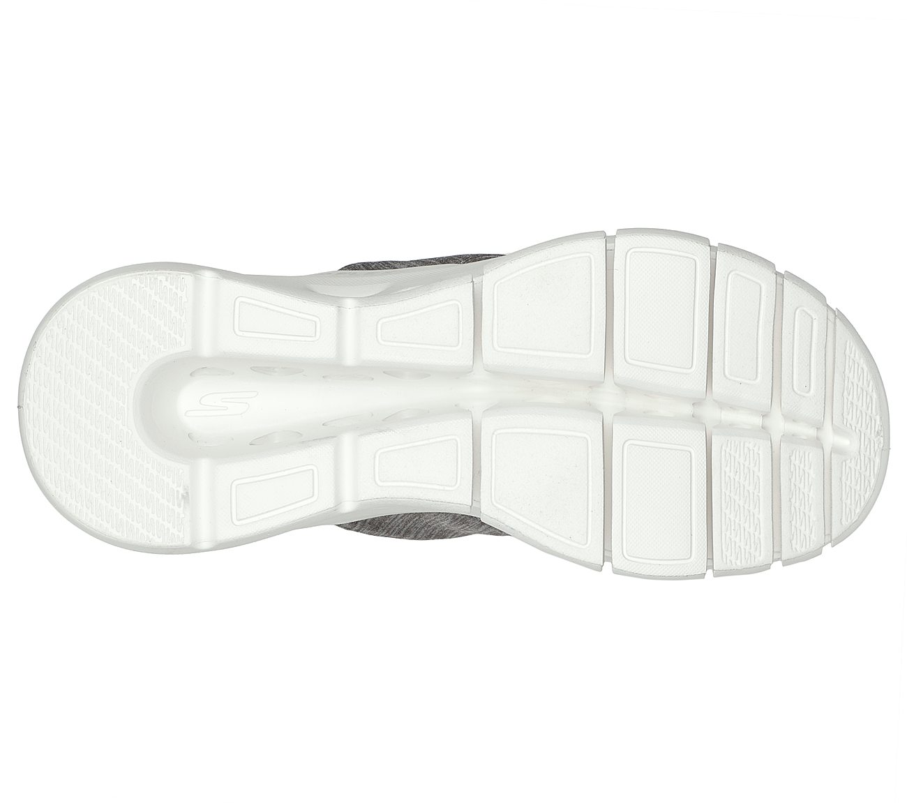 GO GLIDE-STEP FLEX-ASCEND, GREY Footwear Bottom View