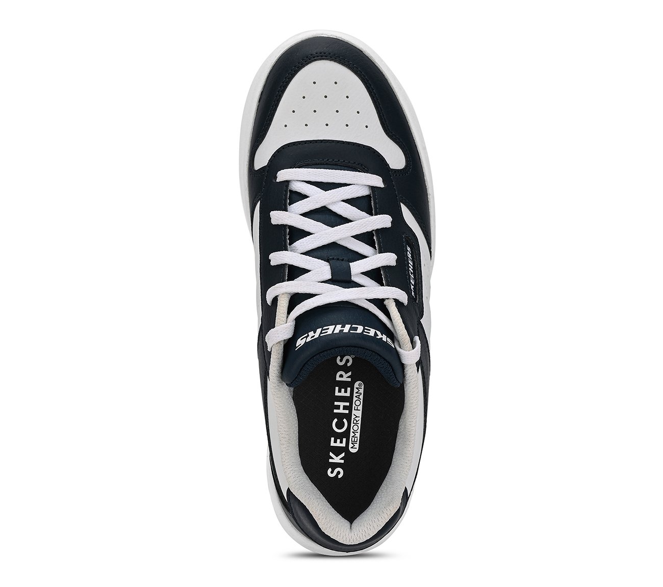 SPORT COURT 92, NAVY/WHITE Footwear Top View