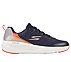 GO RUN ELEVATE - ORBITER, NAVY/ORANGE Footwear Lateral View